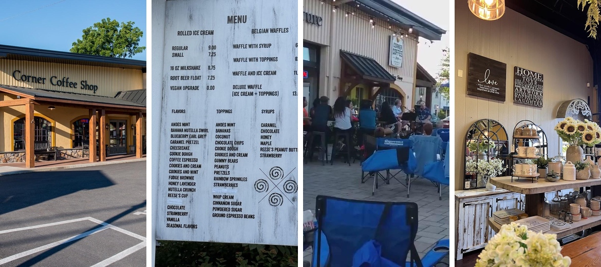 Corner Coffee Shop Menu